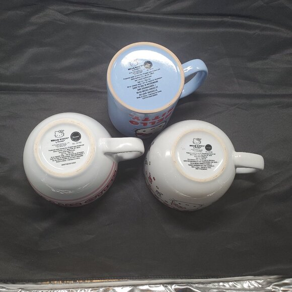 Hello Kitty Assortment of Coffee Mugs by Silver Buffalo Sanrio-Set of 3 - Picture 4 of 6